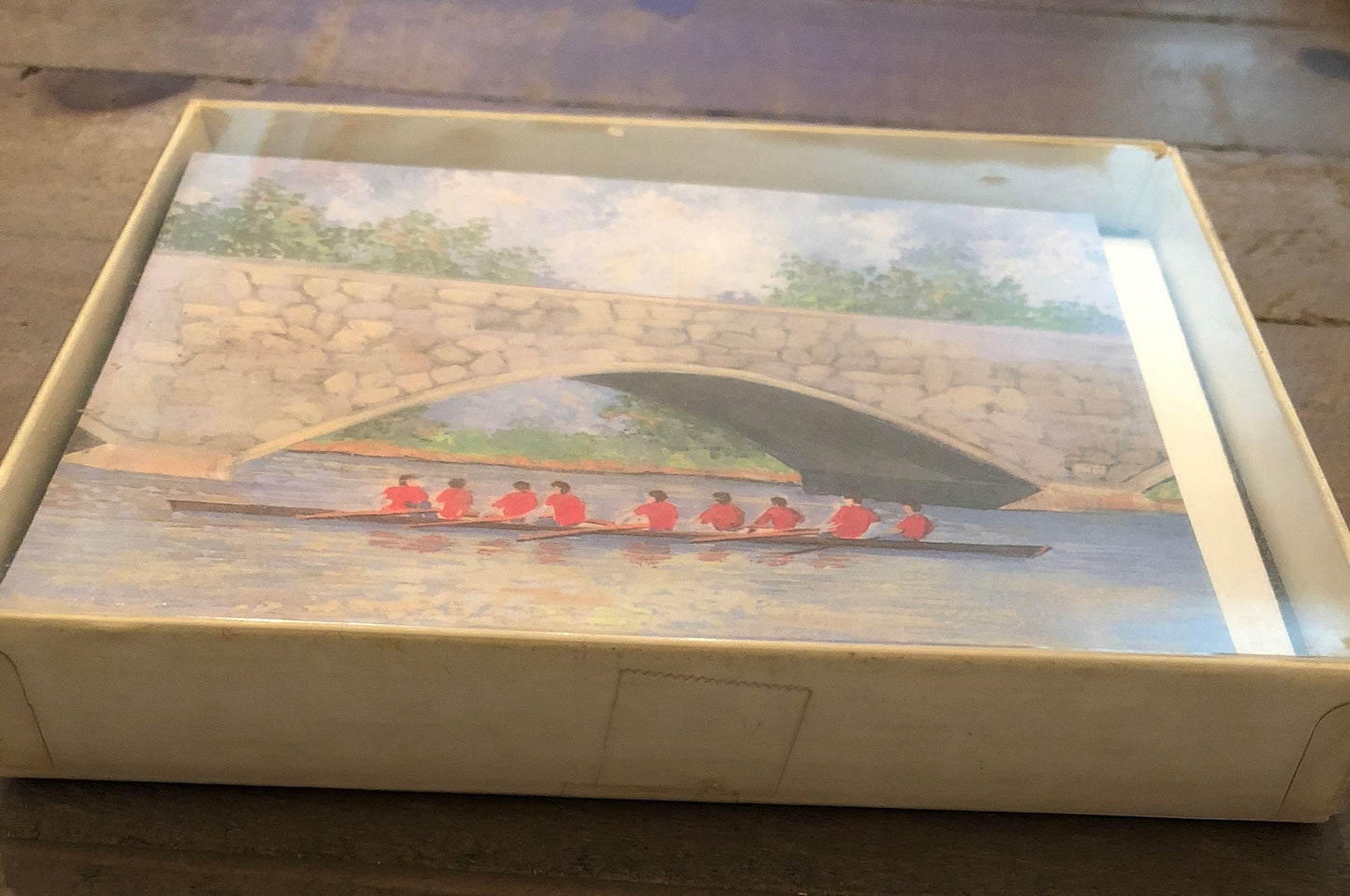 Set of 7, Rowers by Kristin Elliott Inc. Vintage Collectible 1991, Note Cards*