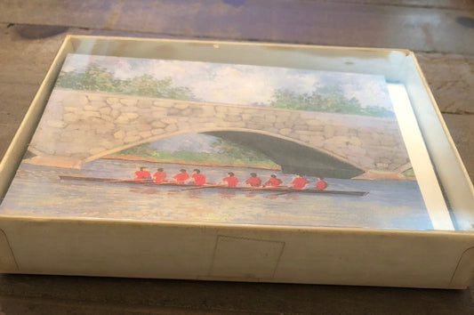 Set of 7, Rowers by Kristin Elliott Inc. Vintage Collectible 1991, Note Cards*