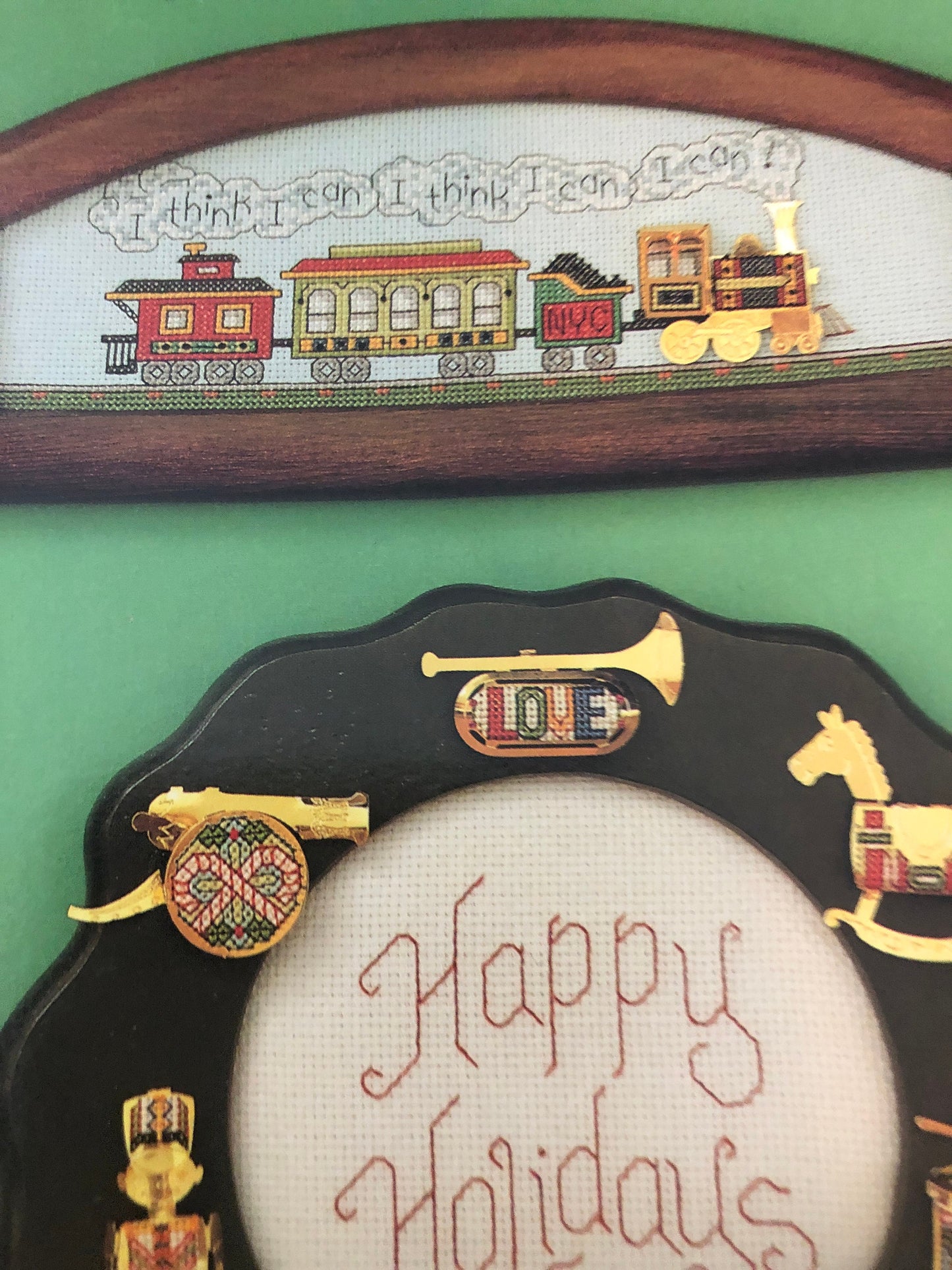 Needleform, Gold n Cross Stitch, Toy Collection, Vintage 1988, Counted Cross Stitch Pattern