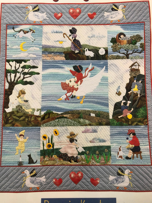 The Nursery Rhyme Quilt, Bonnie Kaster, Vintage 1999, Pattern Book