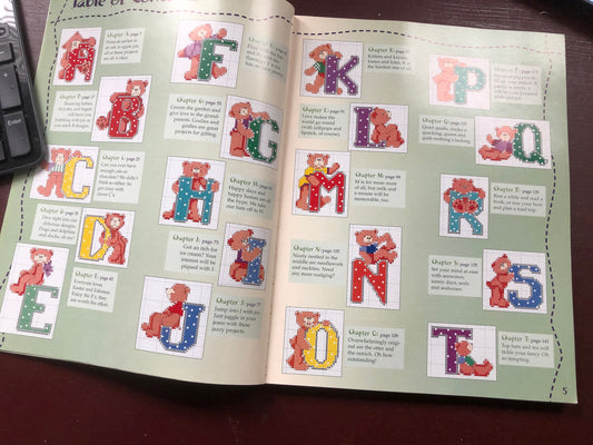 Cross Stitch From A To Z, American School of Needleworks, Kooler Design Studios, New 2003 Soft Cover Book