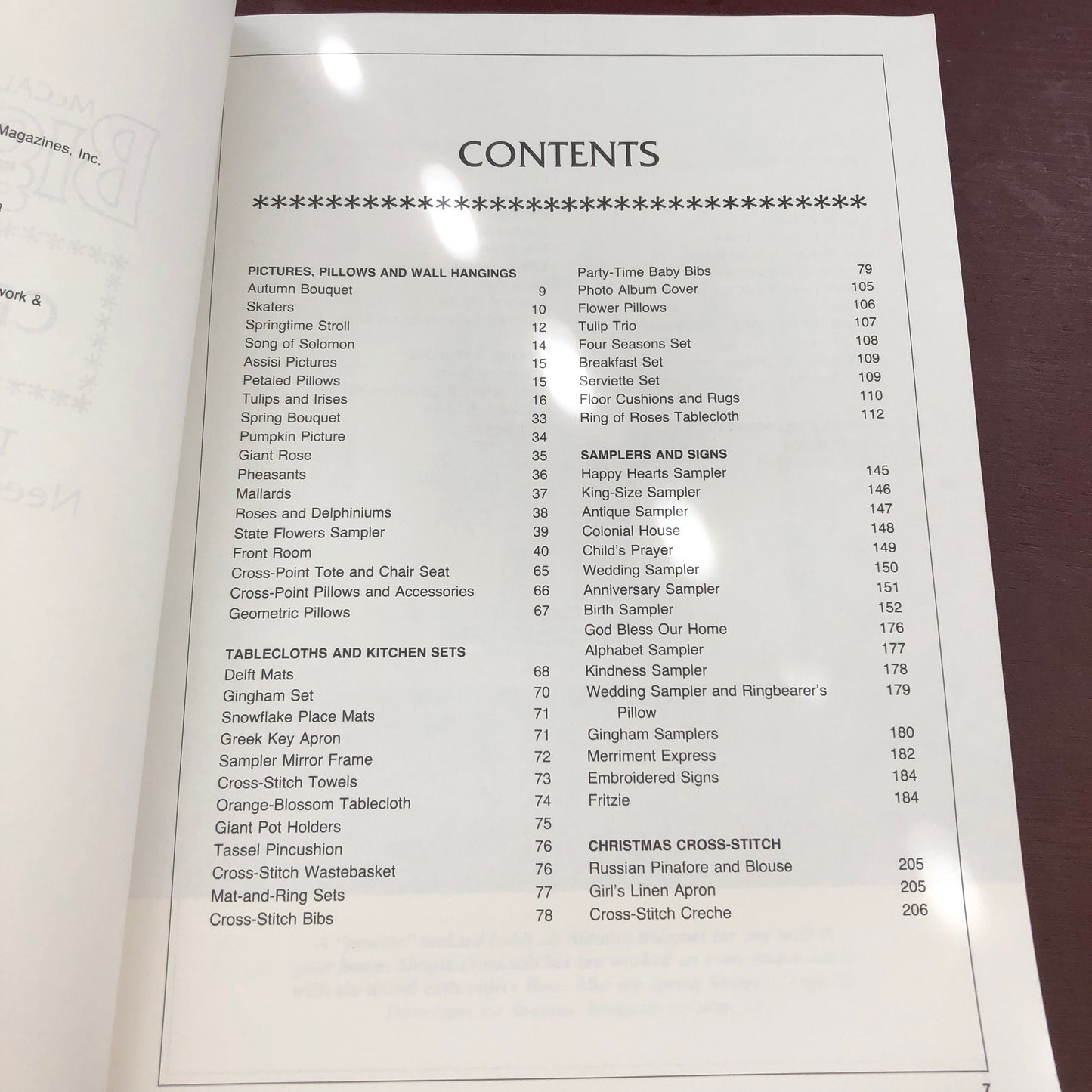 McCall's Big Book of Cross Stitch, The Chilton needlework Series, Vintage 1983, Counted Cross Stitch Designs, Softcover Book