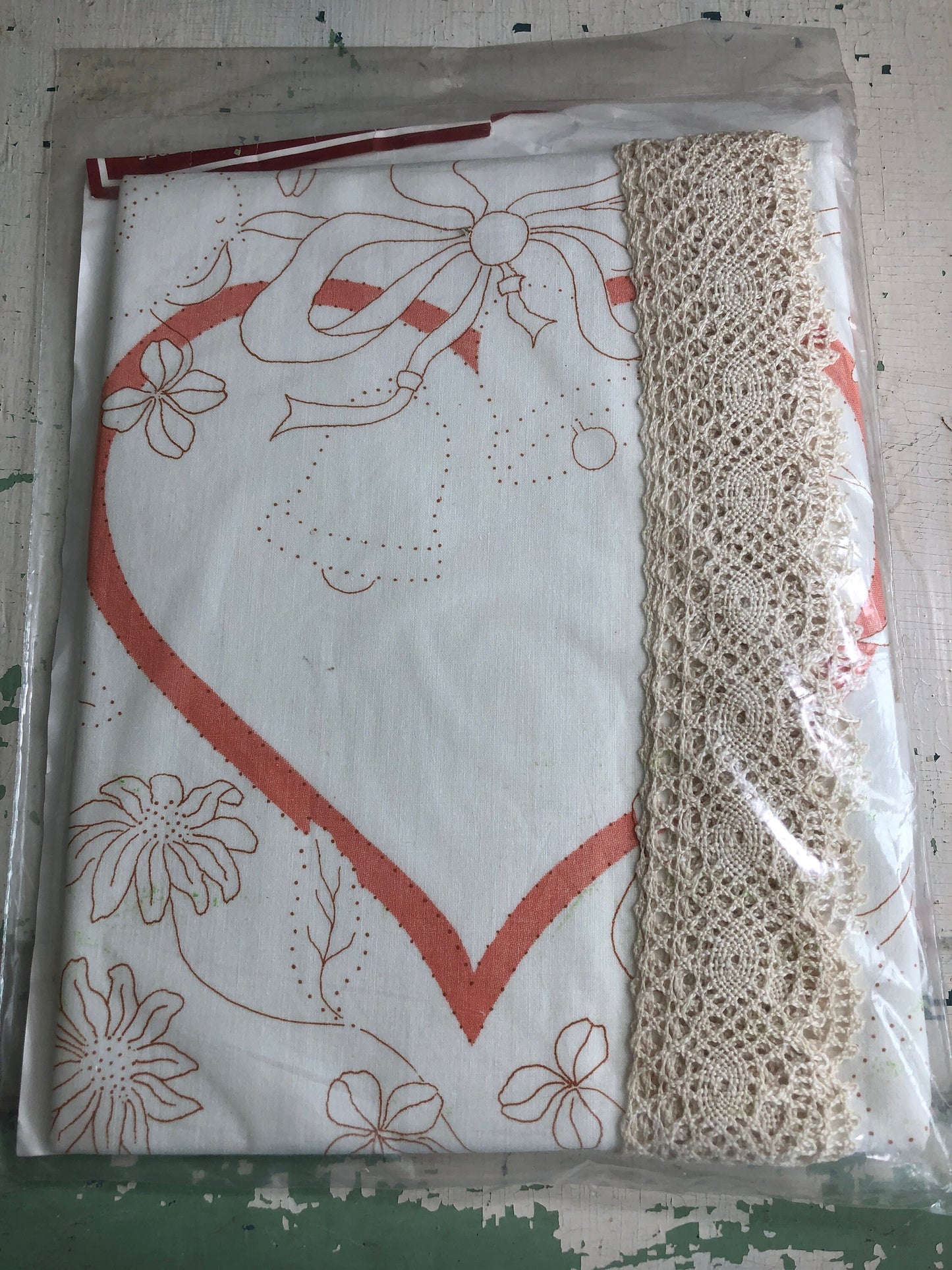 Wedding Pillow, Cathy Needlecraft, Candle-wicking Kit, 16 by 16 Inches