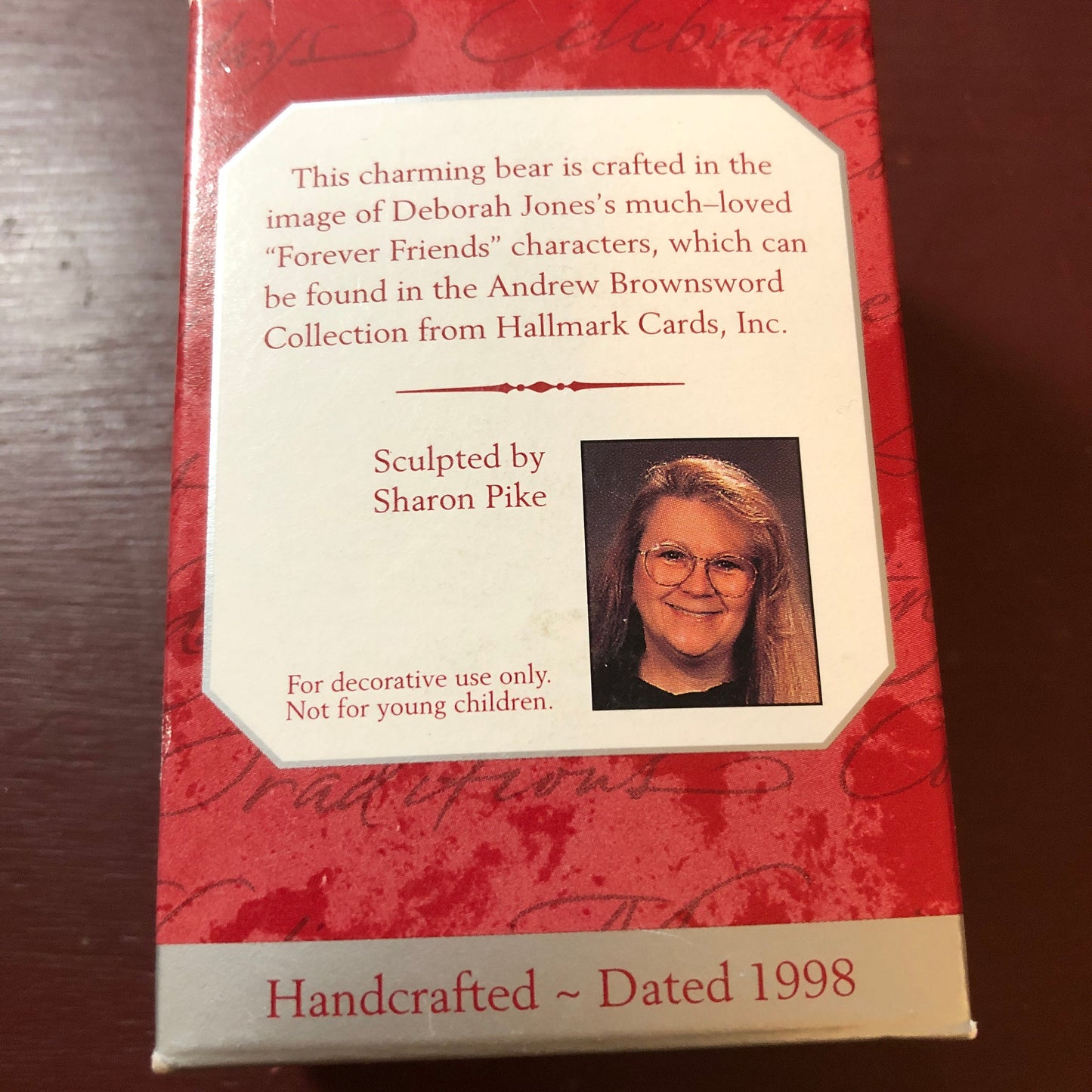 Hallmark, Forever Friends Bear, Dated 1998, Keepsake Ornament, QX6303*