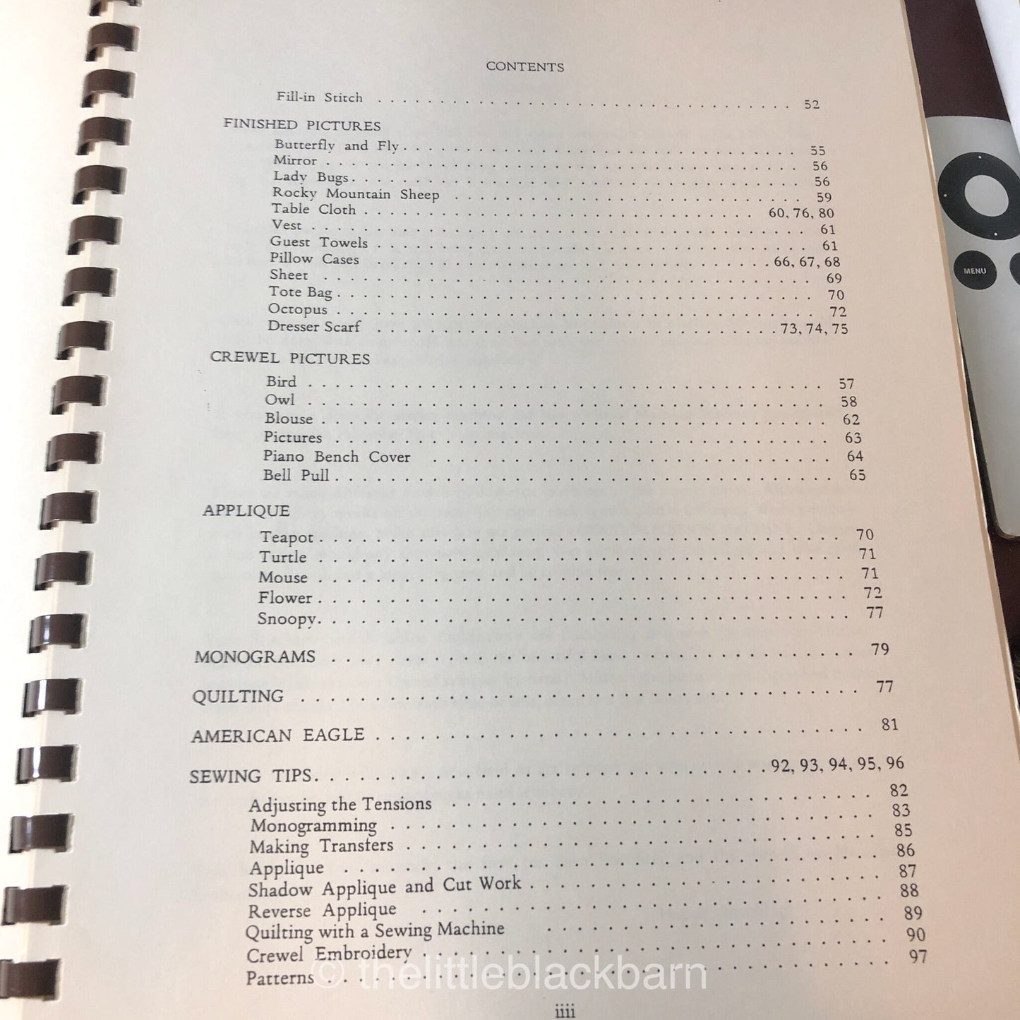 Yarn Stitchery on the Sewing Machine, by Verna Holt, Signed by Author Vintage 1974 Soft Cover* *Ring Bound Book