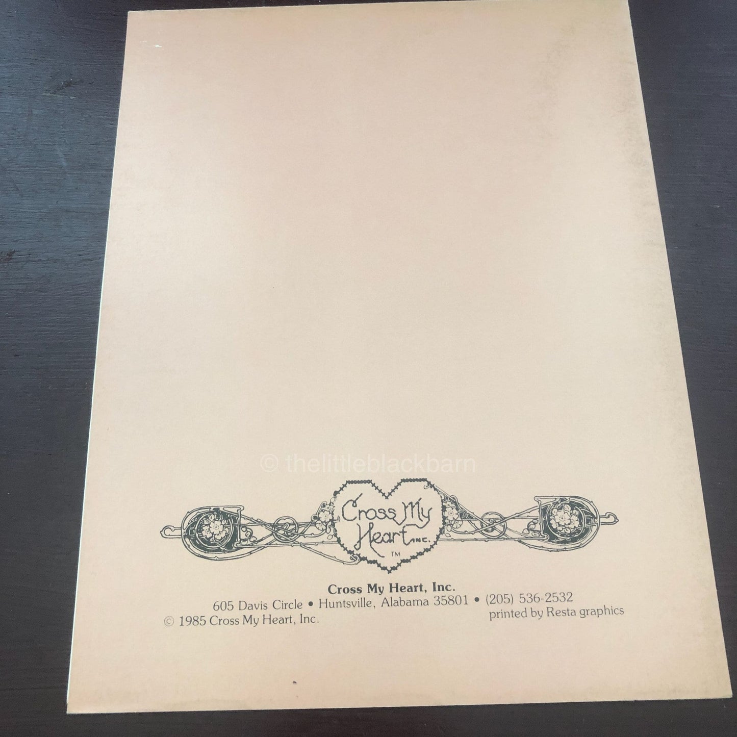 Cross My Heart, Maids of Thymme, The Garden Dreamer, Vintage 1985, Counted Cross Stitch Design