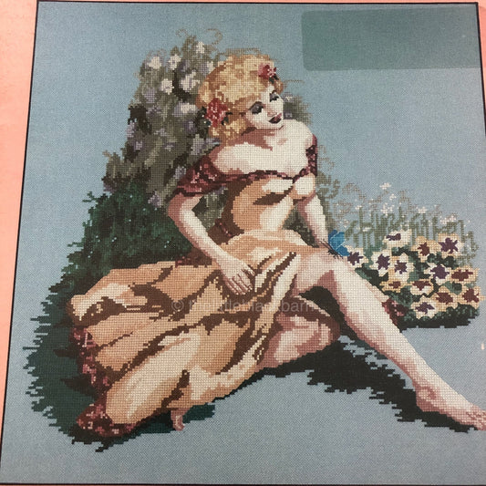 Cross My Heart, Maids of Thymme, The Garden Dreamer, Vintage 1985, Counted Cross Stitch Design