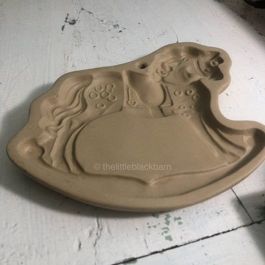 Brown Bag, Rocking Horse, Vintage 1984, Cookie Mold