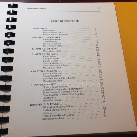 Beyond the Pattern, Guide to Sewing with Knit Fabrics, Vintage 1973, Spiral Bound Book