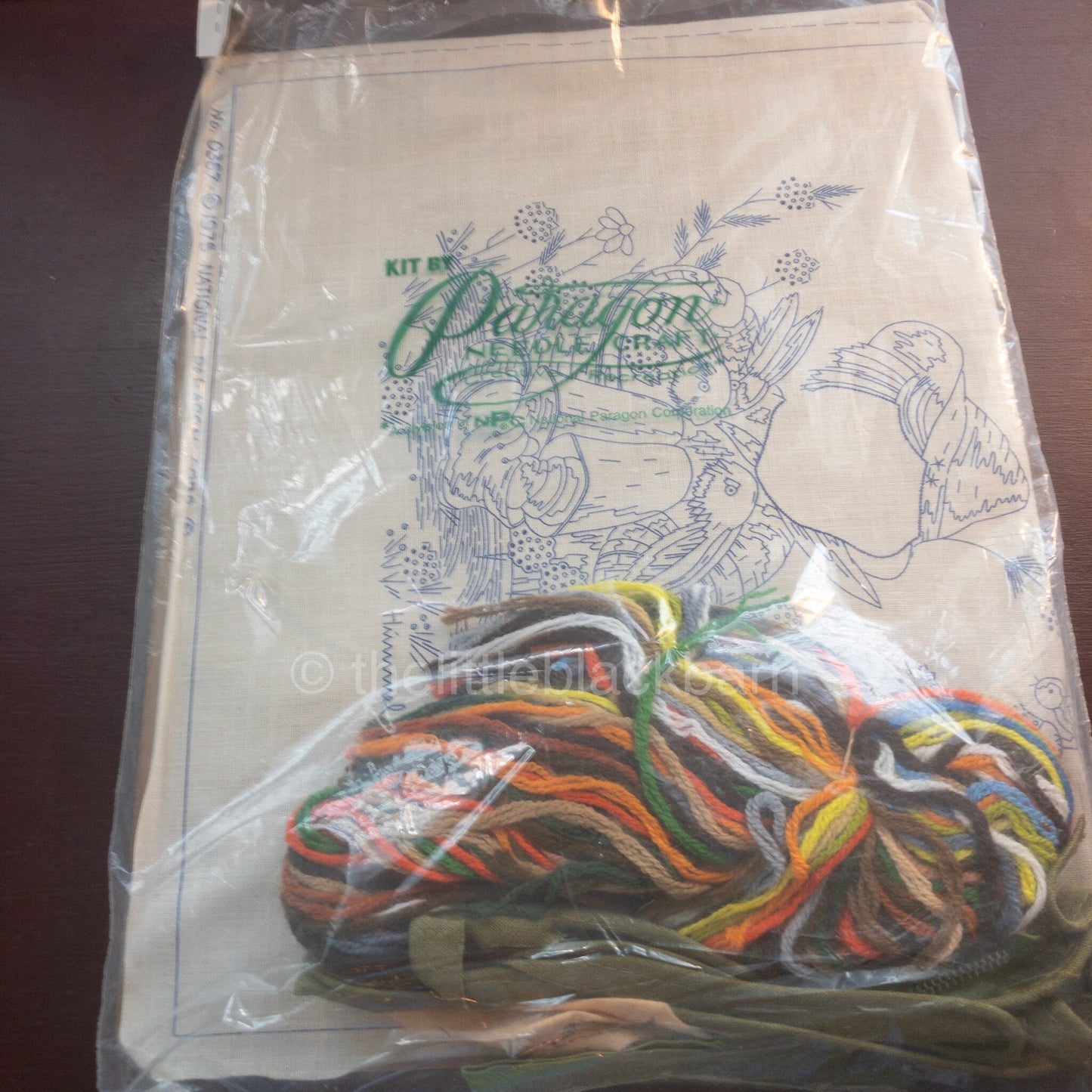 Paragon, Exquisite, "Hummel" Stitchery, "Playmates" Pillow, Vintage 1975, Crewel Pillow Kit