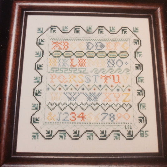 Carter-Carnes Sampler, Forget-Me-Nots in Stitches, Vintage 1985*