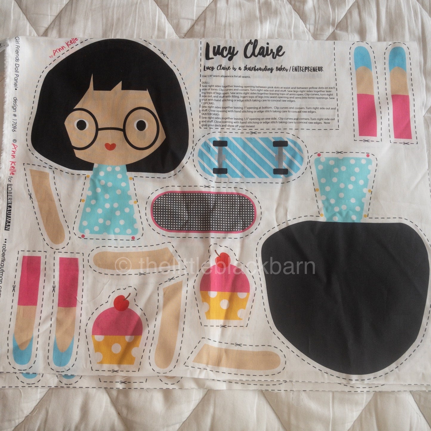 Girl Friends, Ann Kelle for Robert Kaufman, Doll Panels, Choice of 4 Different*