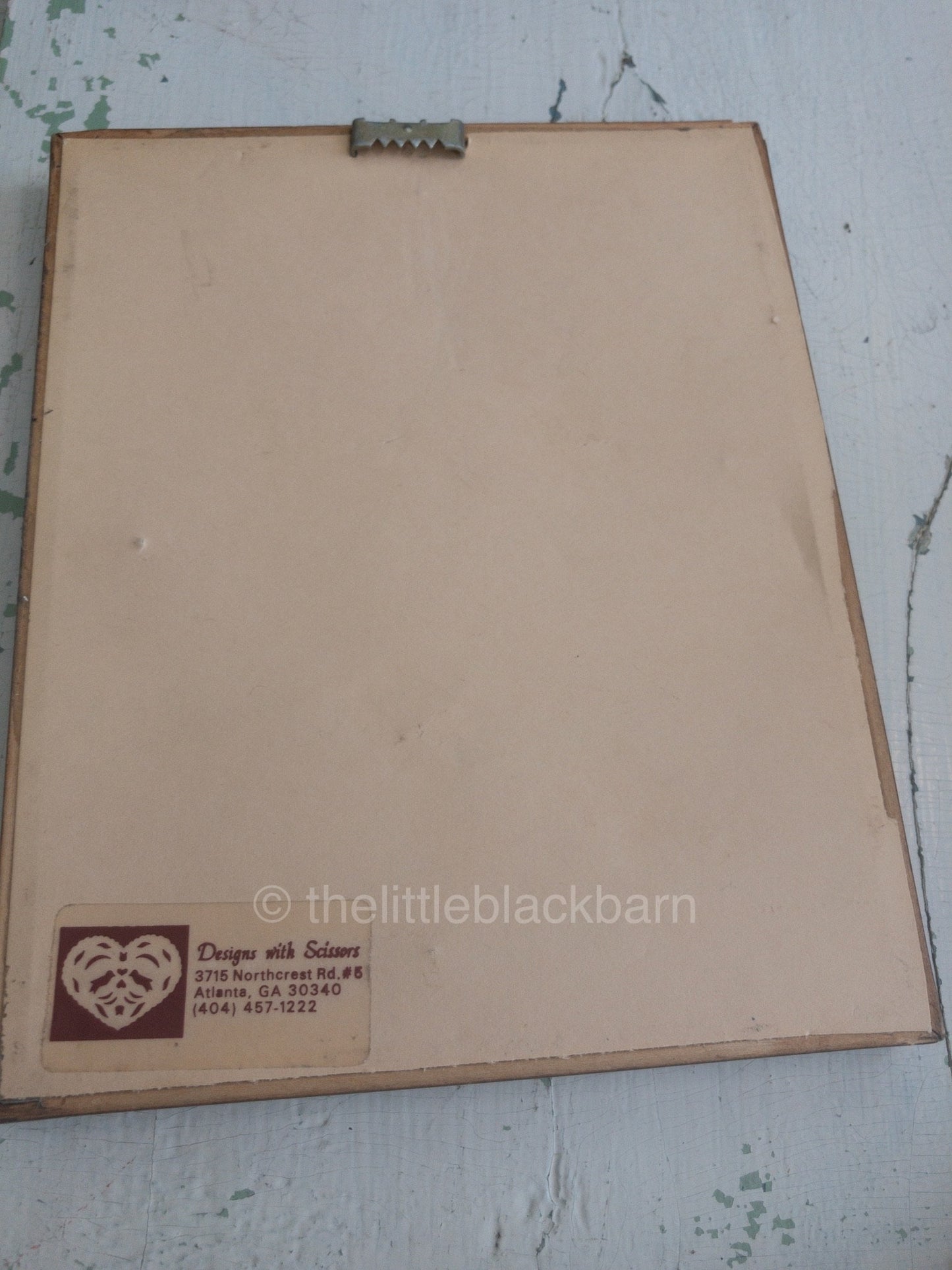 ScherenSchnitte, Quilt Pattern, Paper Art, Vintage Finished Object