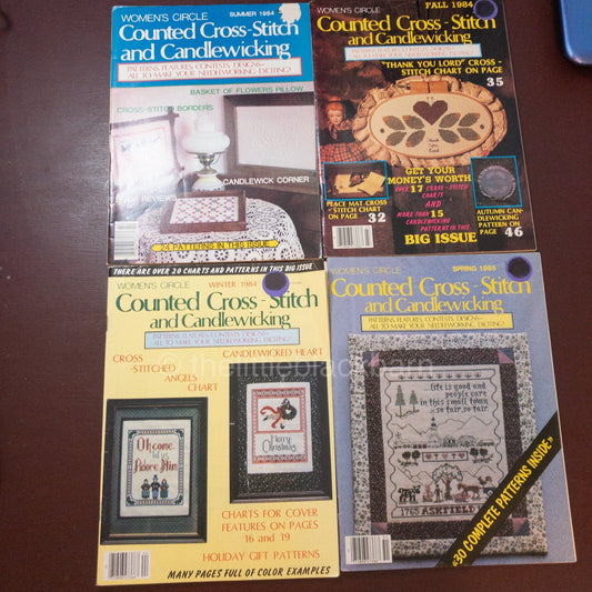 Women's Circle Counted Cross Stitch & Candlewicking 1984-87*