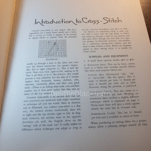 Ginnie Thompson, Favorite Illustrations, from Children's Classics* *Vintage 1976, Counted Cross Stitch Designs