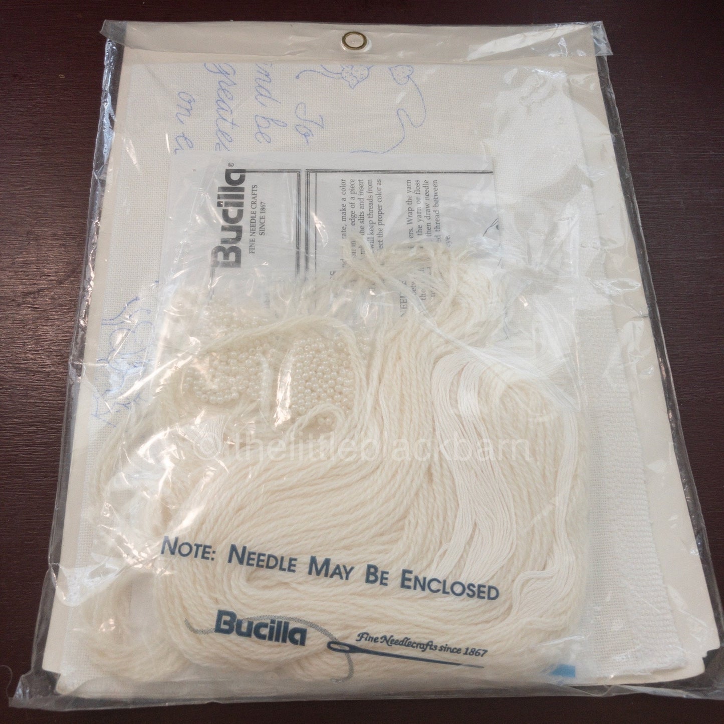 Bucilla, To Love and Be Loved, Vintage 1992, Crewel Kit