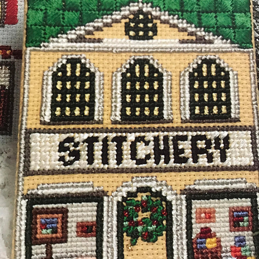 Designing Woman Unlimited Vintage plastic canvas Village of Stitches No 47, hard to find