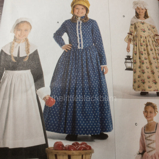 Simplicity Sewing Pattern 3725, Size HH 3,4,5,6, Child's and Girl Costumes