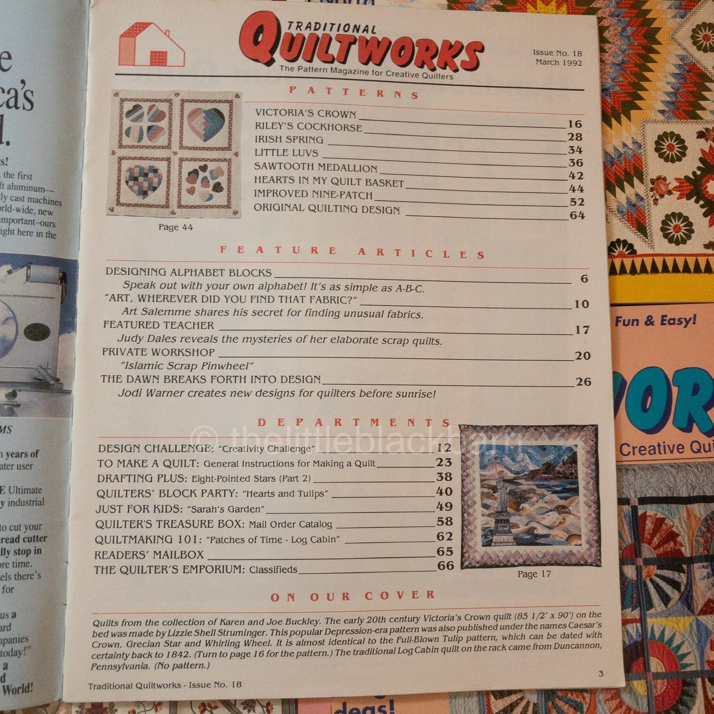 Quilting Magazines, Mixed Lot of 5 Quilting Magazines, See Description*