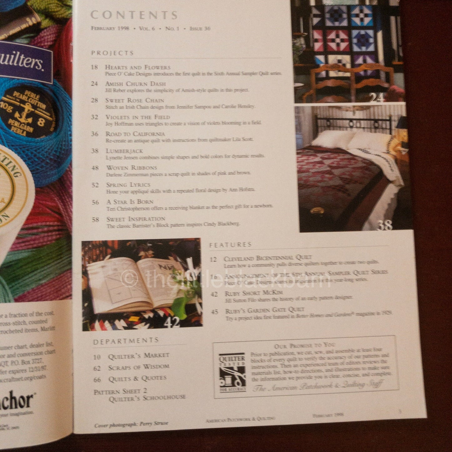 American Patchwork & Quilting, Magazine Bundle, 3 1998 Issues*