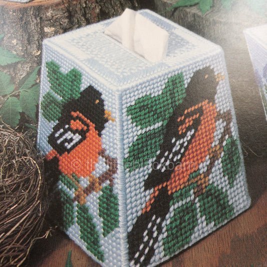 Leisure Arts, Songbird Boutiques In Plastic Canvas, Vintage 1991, Pattern Book