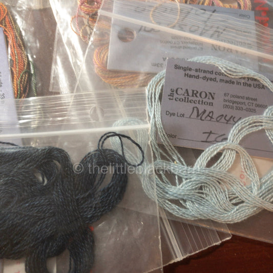 Miscellaneous Fiber-Floss, Wild Flowers-Snow White, Midnight, Etc.*