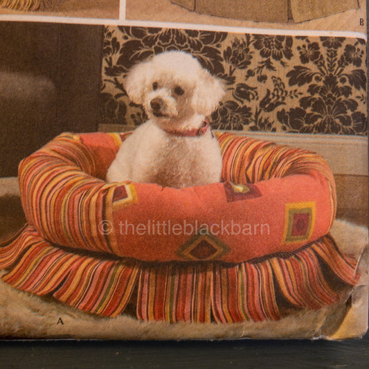 Simplicity Pattern 4187 Pet Beds OOP Sewing Pattern