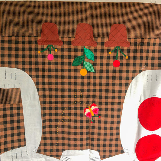 Dreamspinners, Pot Full of Posies, Vest Fabric Panel, See Description*