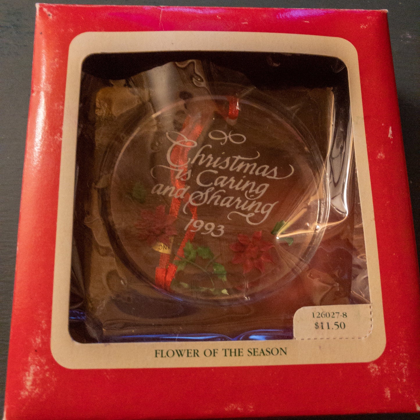 Carlton Cards, Flower Of The Season, Vintage Heirloom Collection Ornament