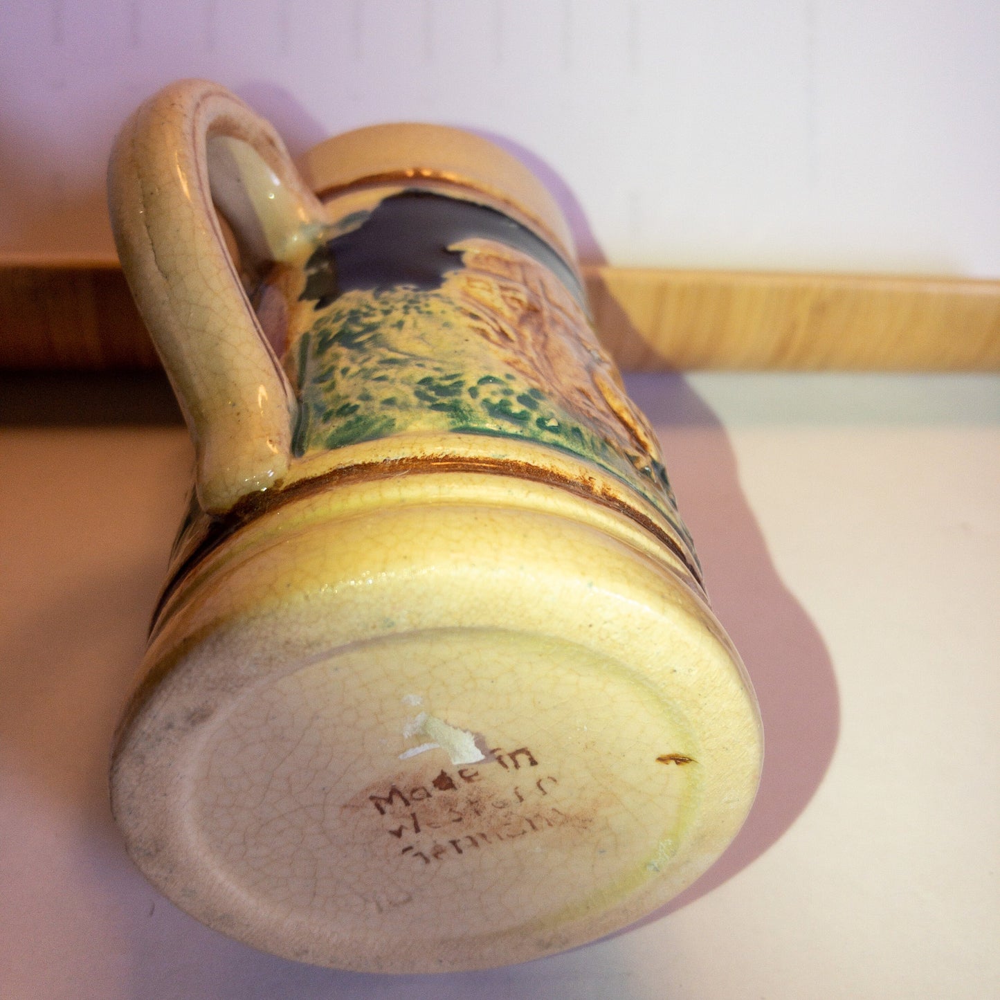 Small Stein Depicting Geese, Ganse-Liesel Made In Western Germany, Vintage