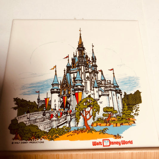Walt Disney World, Cinderella Castle, Tile/Trivet, Wall Hanging