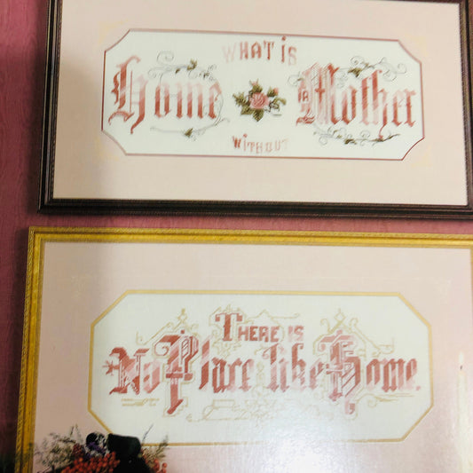 Cross 'N Patch, Sweet Sentiments, Vintage 1993, Counted Cross Stitch Chart