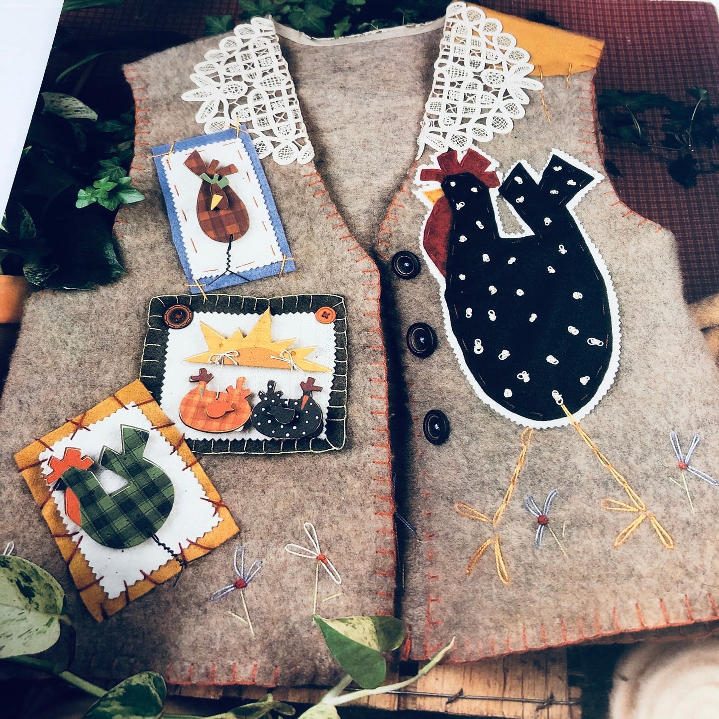 Provo Craft, On Pins-n-Needles, by three Designers, Vintage 1995, Softcover, Sewing Design Book