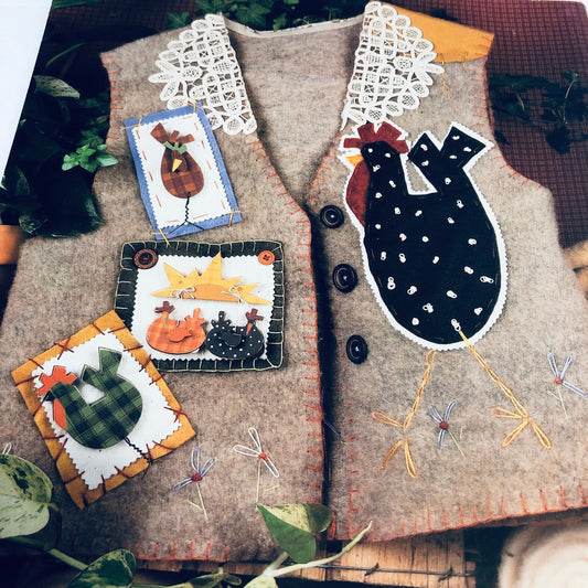 Provo Craft, On Pins-n-Needles, by three Designers, Vintage 1995, Softcover, Sewing Design Book