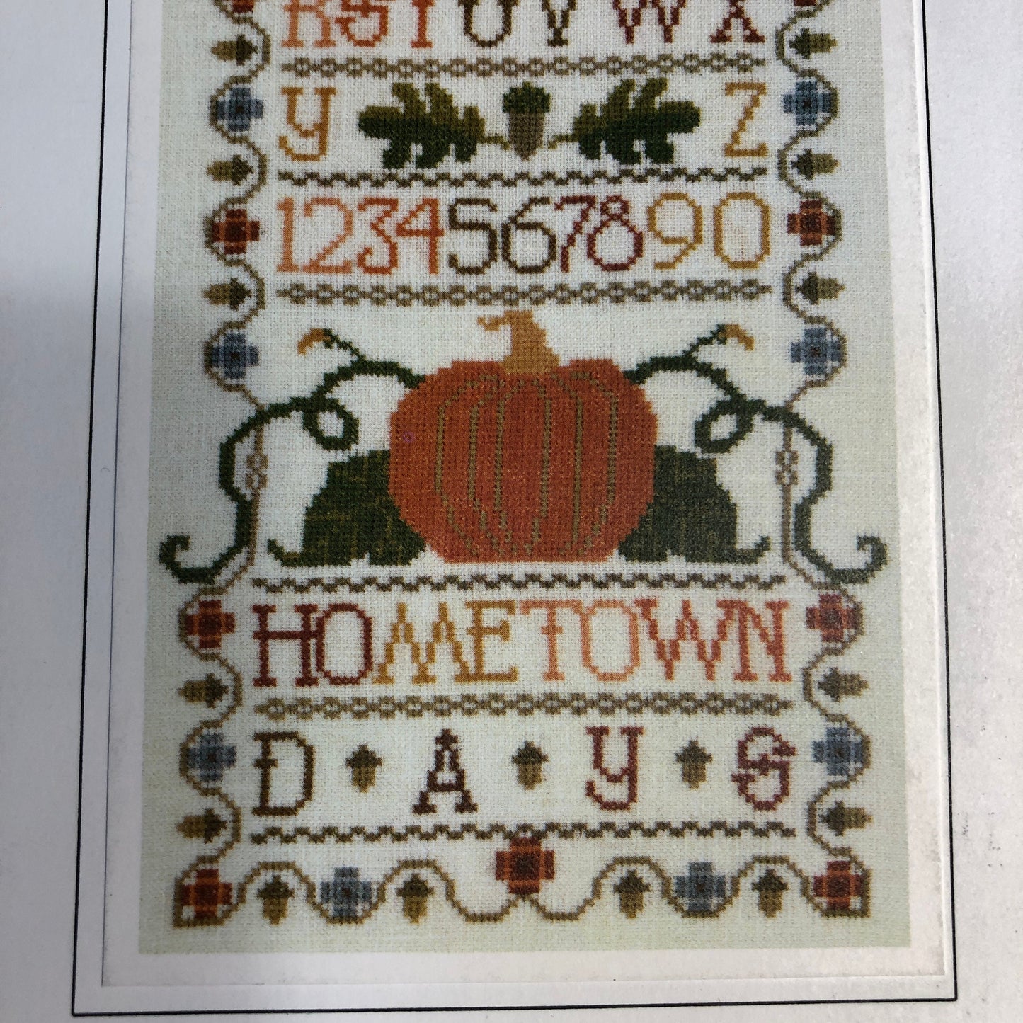Curtiss Boehringer, The Hometown Days Sampler, Vintage 1994, Counted Cross Stitch Chart*