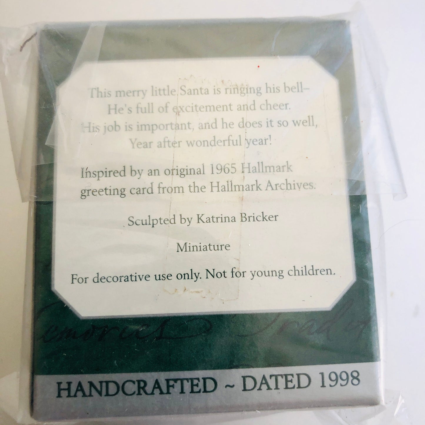 Hallmark Kringle Bells, Archives Collection, Dated 1998, Miniature Keepsake Ornament, QXC4486*