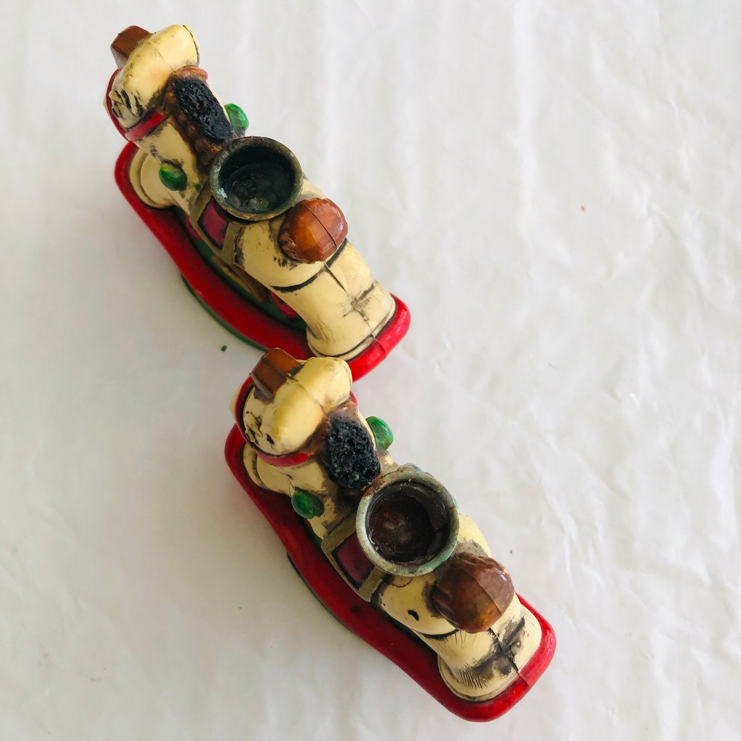 Rocking Horse, Set of 2, Mini Candle Holders, Vintage Collectibles
