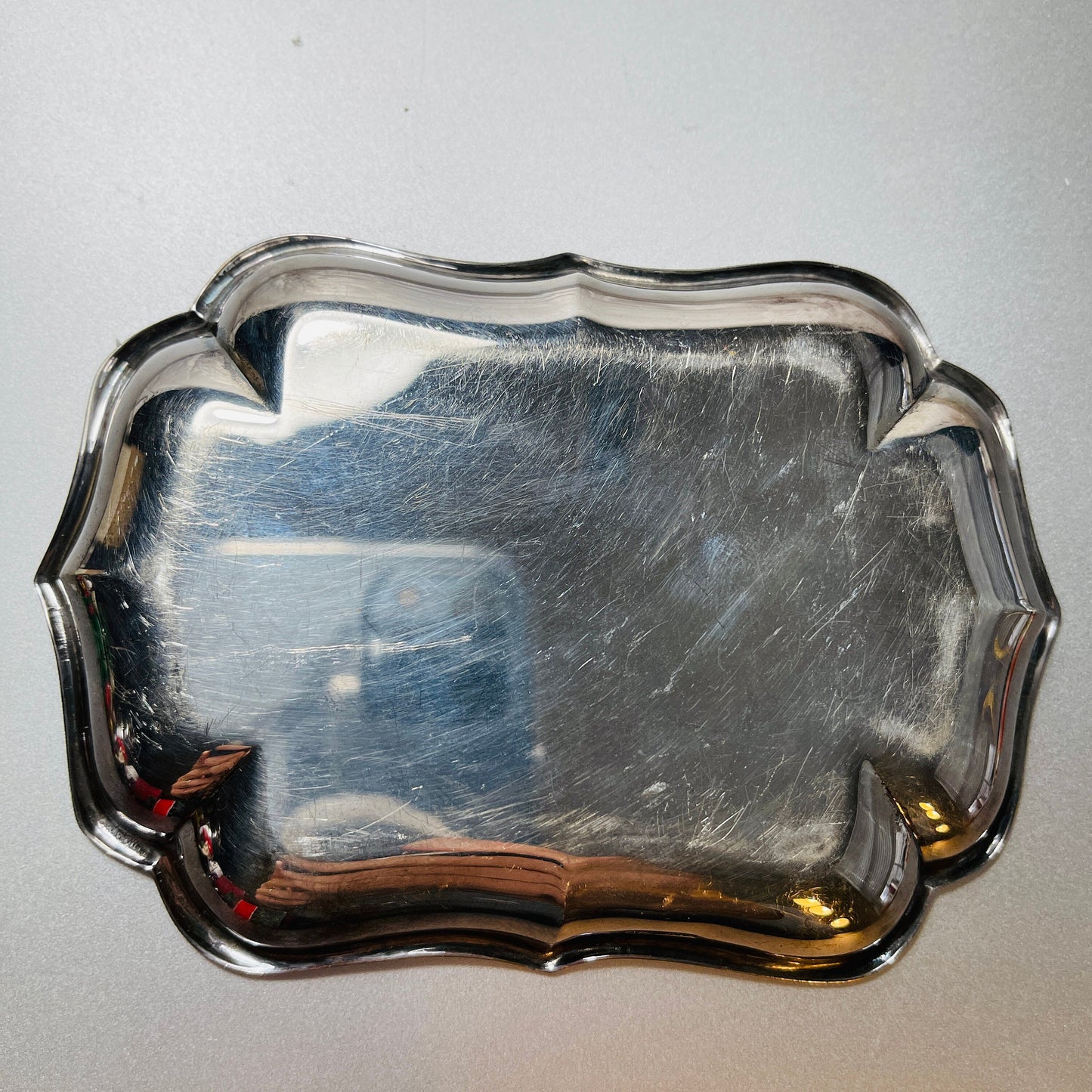 SEI, New York City, Dated 1988, Commemorative, Silvertone, Collectible, Jewelry Dish