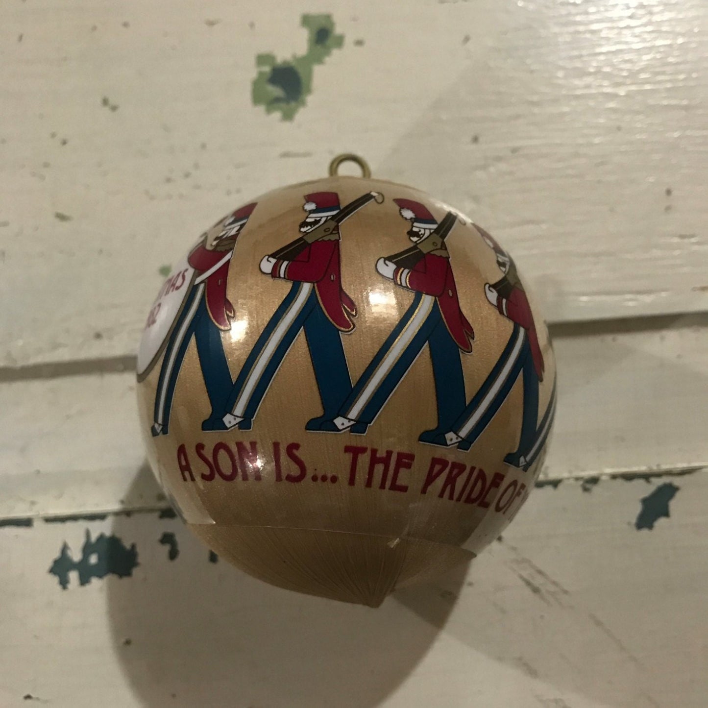 Hallmark, Son, Dated 1982, Satin Ball, Keepsake Ornament, QX2043*