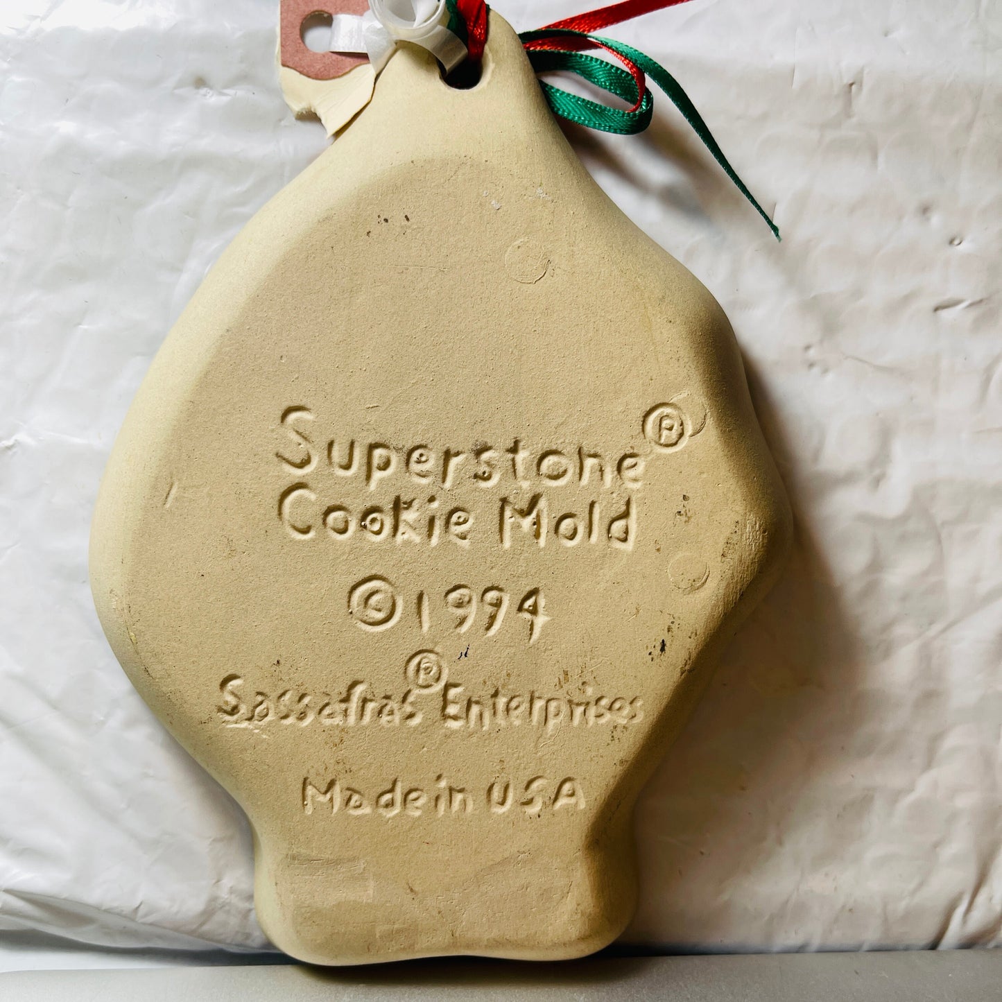 Sassafras Enterprises, Superstone, Vintage 1994, Cookie Mold, Kitchen Decor, Collectible