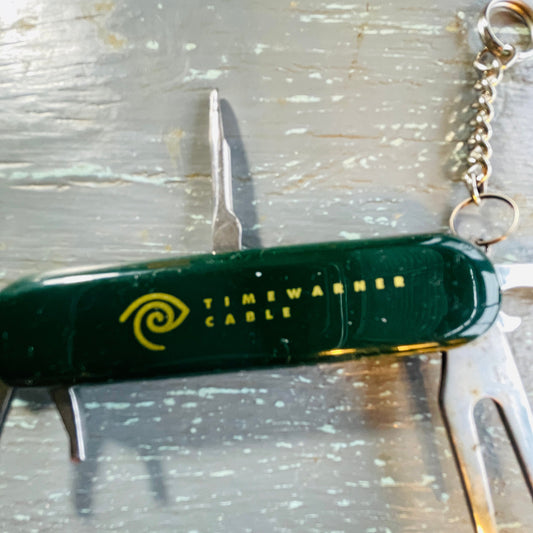 Time Warner Cable/HBO Country Club Folding Pocket Knife/Golf Tools, Advertising Collectible