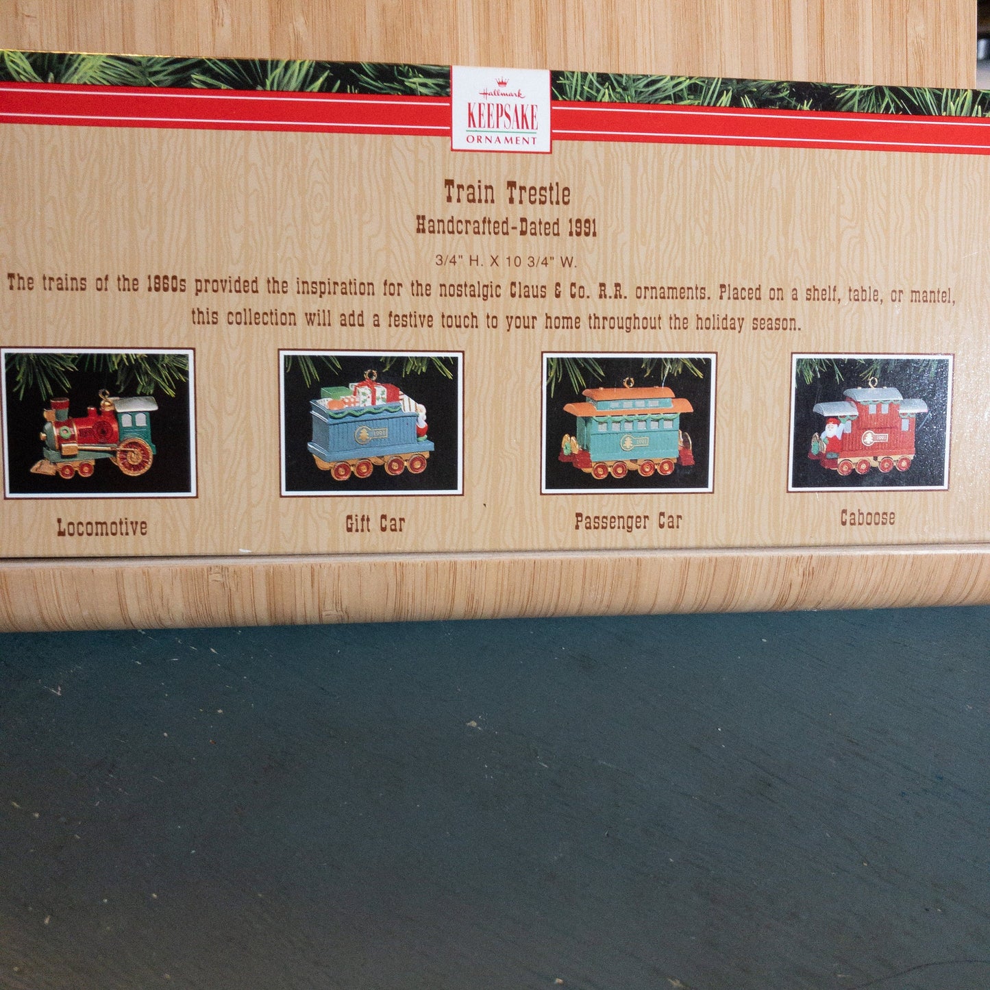 Hallmark, Claus and Co RR, Trestle, Vintage 1991, Display Stand, XPR9734*