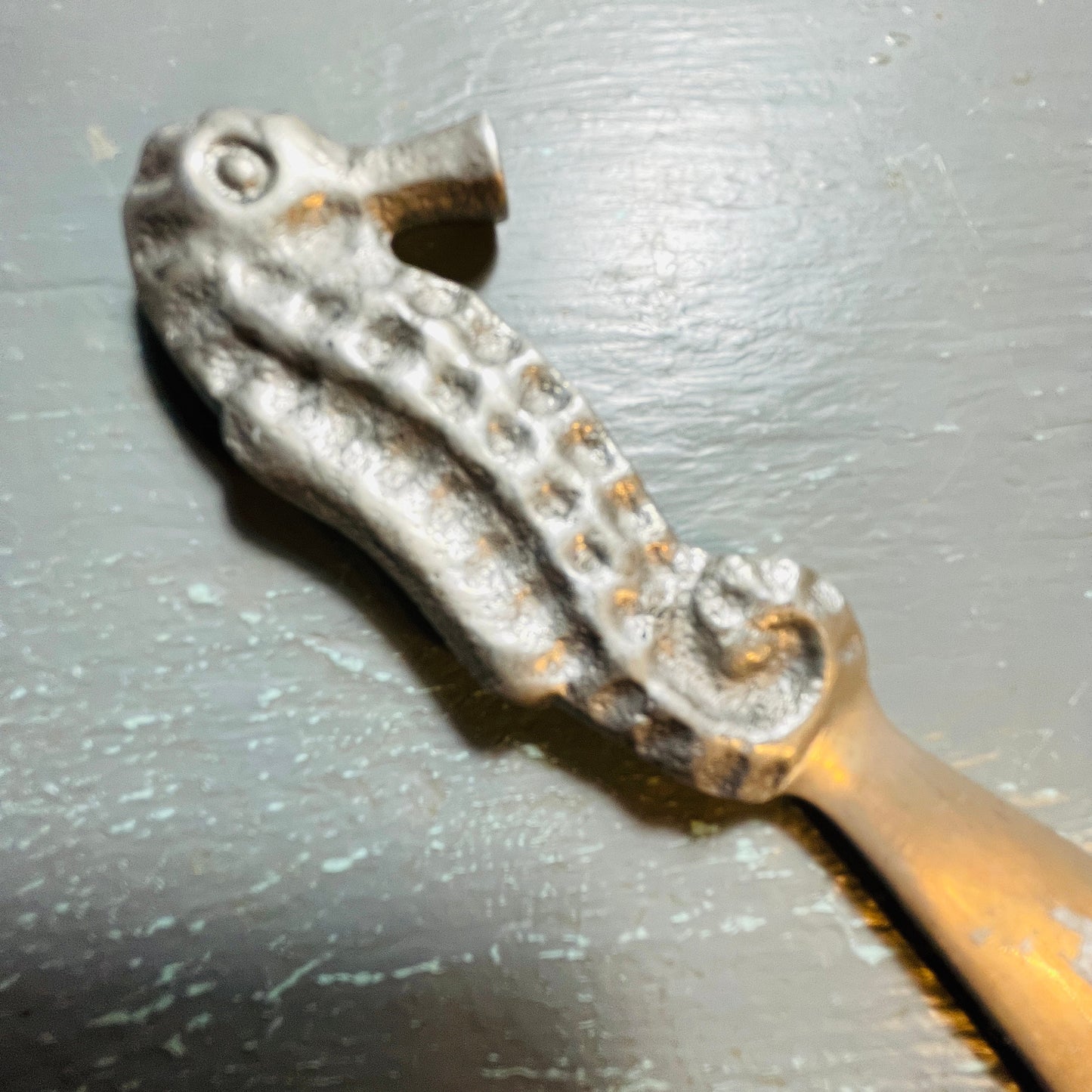 Nice Seahorse Cheese Spreaders Set Of 4 Vintage Collectible Serving Wear