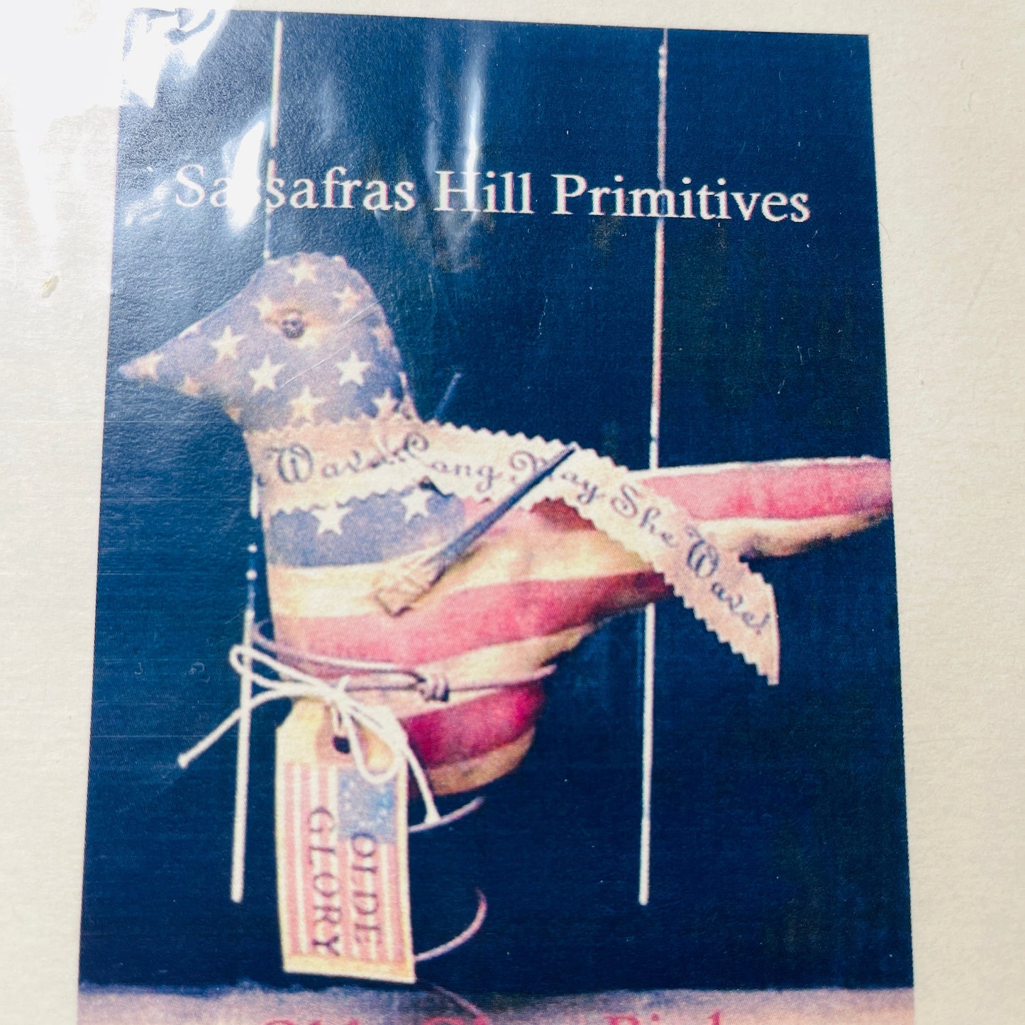 Sassafras Hill Primitives, Olde Glory Bird, Make Do #133, Craft Pattern