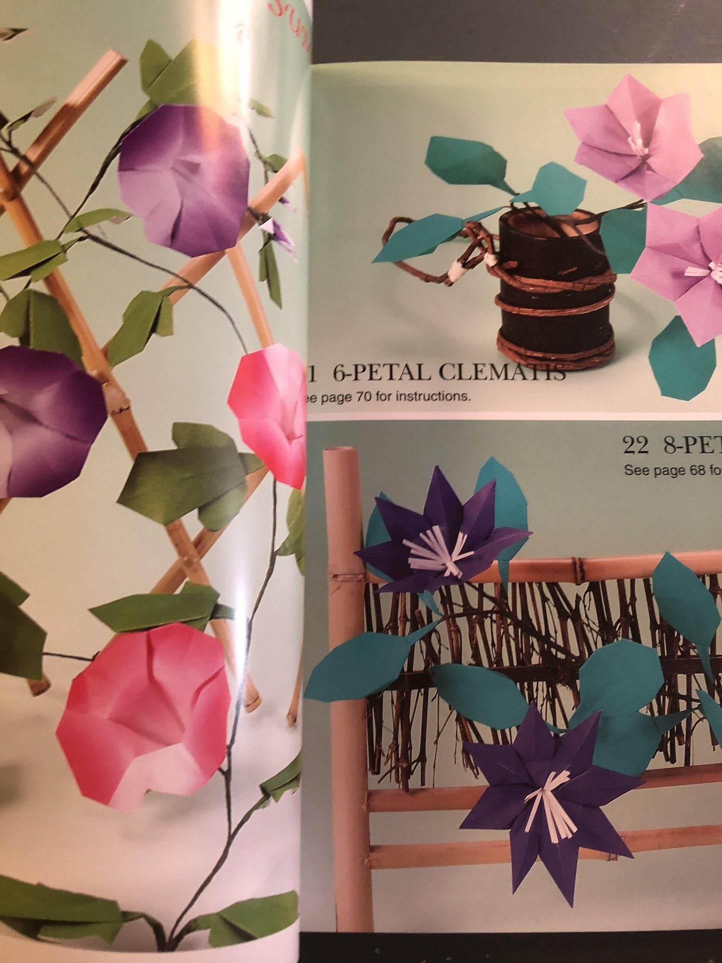 Blooming Origami, by Fukui Inoue, Step -by-Step Illustrations, Soft Cover Book