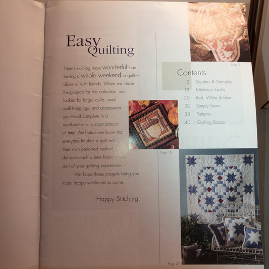 Better Homes and Gardens, Weekend Quilts, #1943, Quilting Book
