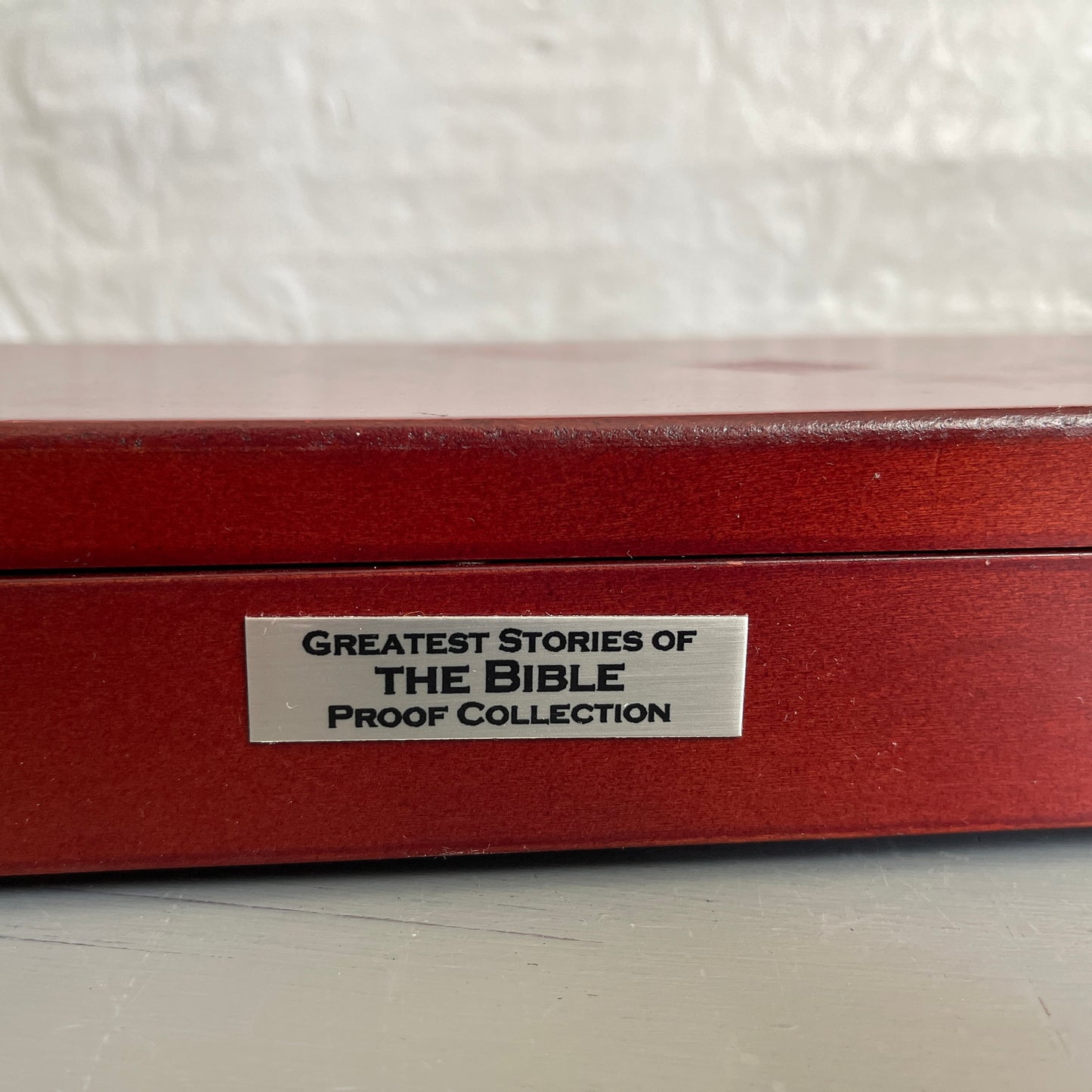 Bradford Authenticated, Velvet Lined Wooden Box with Magnetic Catch, Makes A Great Jewelry/Keepsake Box