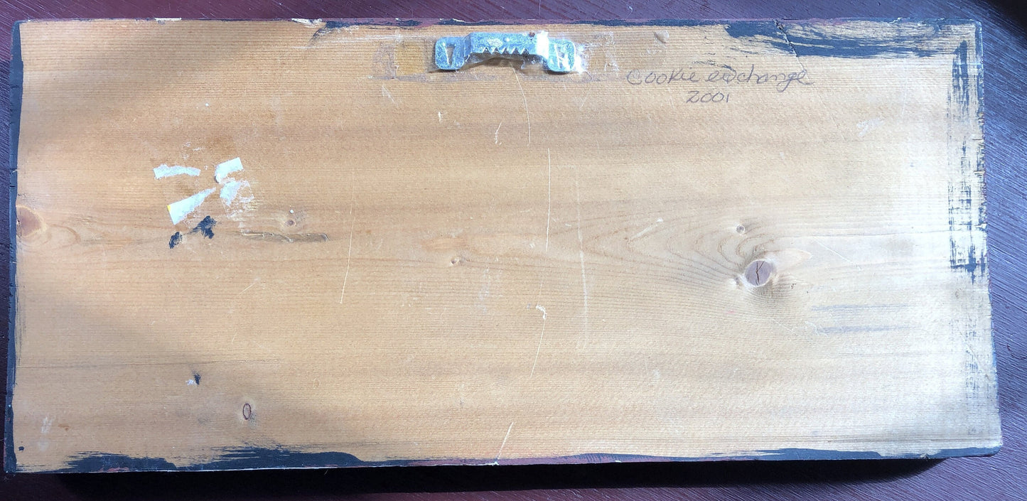 Snowman, and to the snowman for which it stands, etc. Hand Painted Wooden Plaque