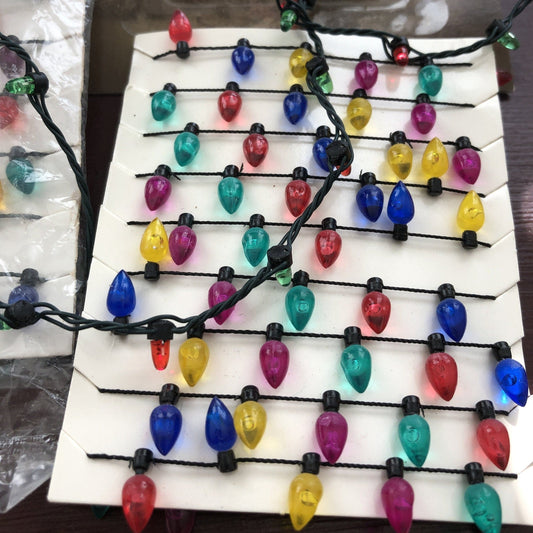 Set of 5 Mini Decoration Packs and a String of Battery Powered Mini Lights (Yes they work!)