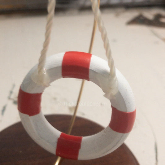 Life Buoy, Vintage Ornament